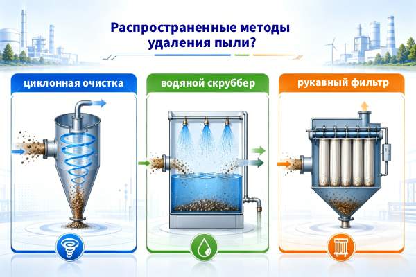 Что делать с чрезмерным количеством пыли при производстве удобрений? Руководство по выбору системы пылеудаления.