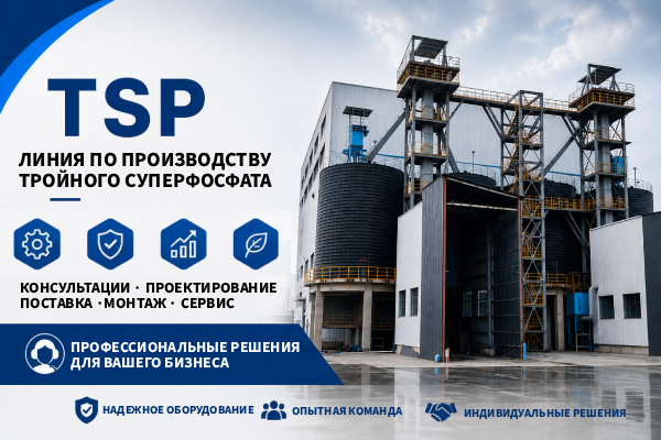 Линия по производству тройного суперфосфата TSP