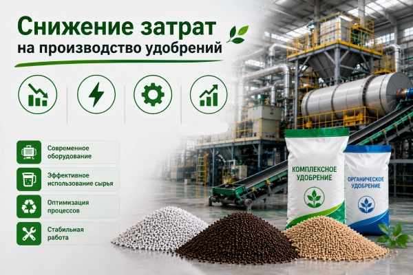 Как снизить стоимость производства удобрений?